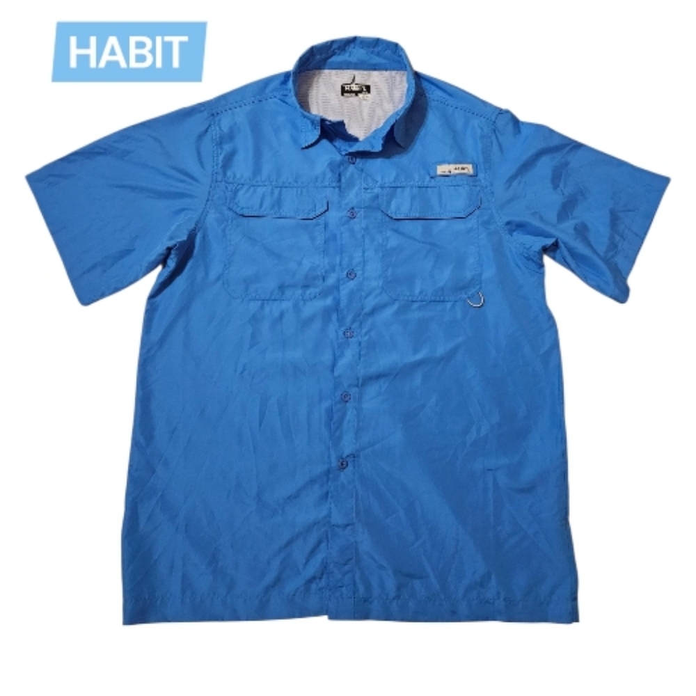 Habit Short Sleeve Button Down Fishing Shirt